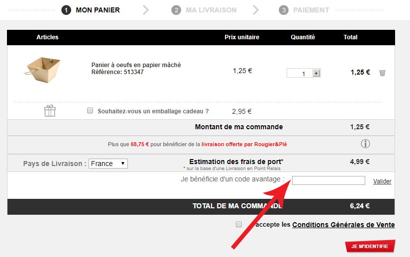 Utiliser un code promo Rougier & Plé Utiliser un code promo Rougier & Plé